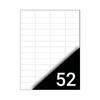 Kép 1/2 - Etikett FORTUNA 52,5x21,2mm univerzális 5200 címke/doboz 100 ív/doboz