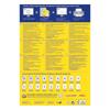 Kép 5/5 - Etikett AVERY 3424-200 105x48 mm univerzális fehér 2640 címke/doboz 200+20 ív/doboz