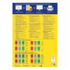 Kép 6/6 - Etikett AVERY 3452 105x37mm univerzális piros 1600 címke/doboz 100 ív/doboz
