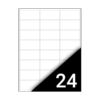 Kép 1/2 - Etikett FORTUNA 70x36mm univerzális 2400 címke/doboz 100 ív/doboz