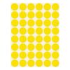 Kép 2/3 - Etikett AVERY 3377 öntapadó jelölőpont sárga 18mm 1056 jelölőpont/csomag