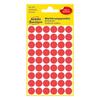 Kép 1/6 - Etikett AVERY 3141 jelölőpont 12mm piros 270 db/csomag