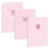 Kép 2/2 - Füzet ARS UNA A/4 40 lapos extra kapcsos ponthálós pink spring