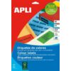 Kép 2/3 - Etikett APLI 105x148mm színes piros 400 címke/doboz 100 ív/doboz